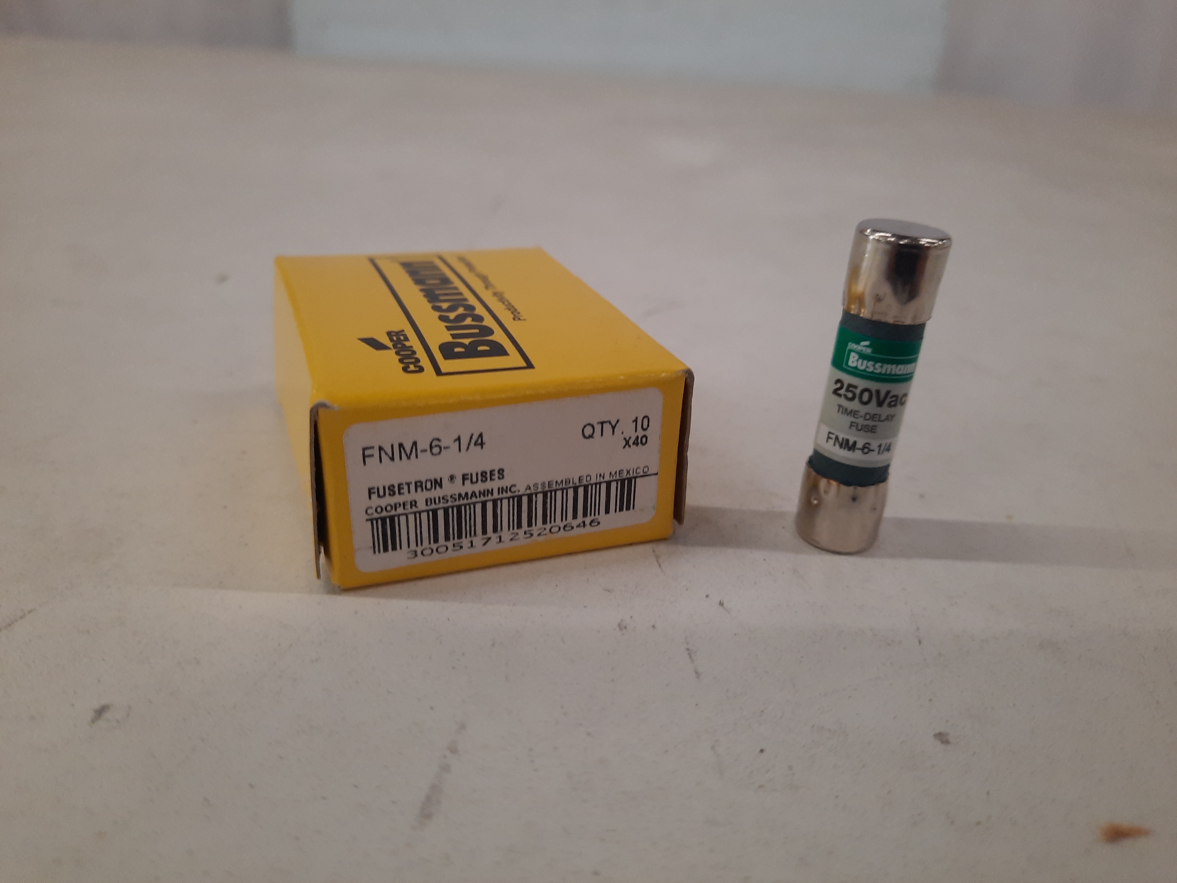 Bussmann FNM-6-1/4 Midget Fuse