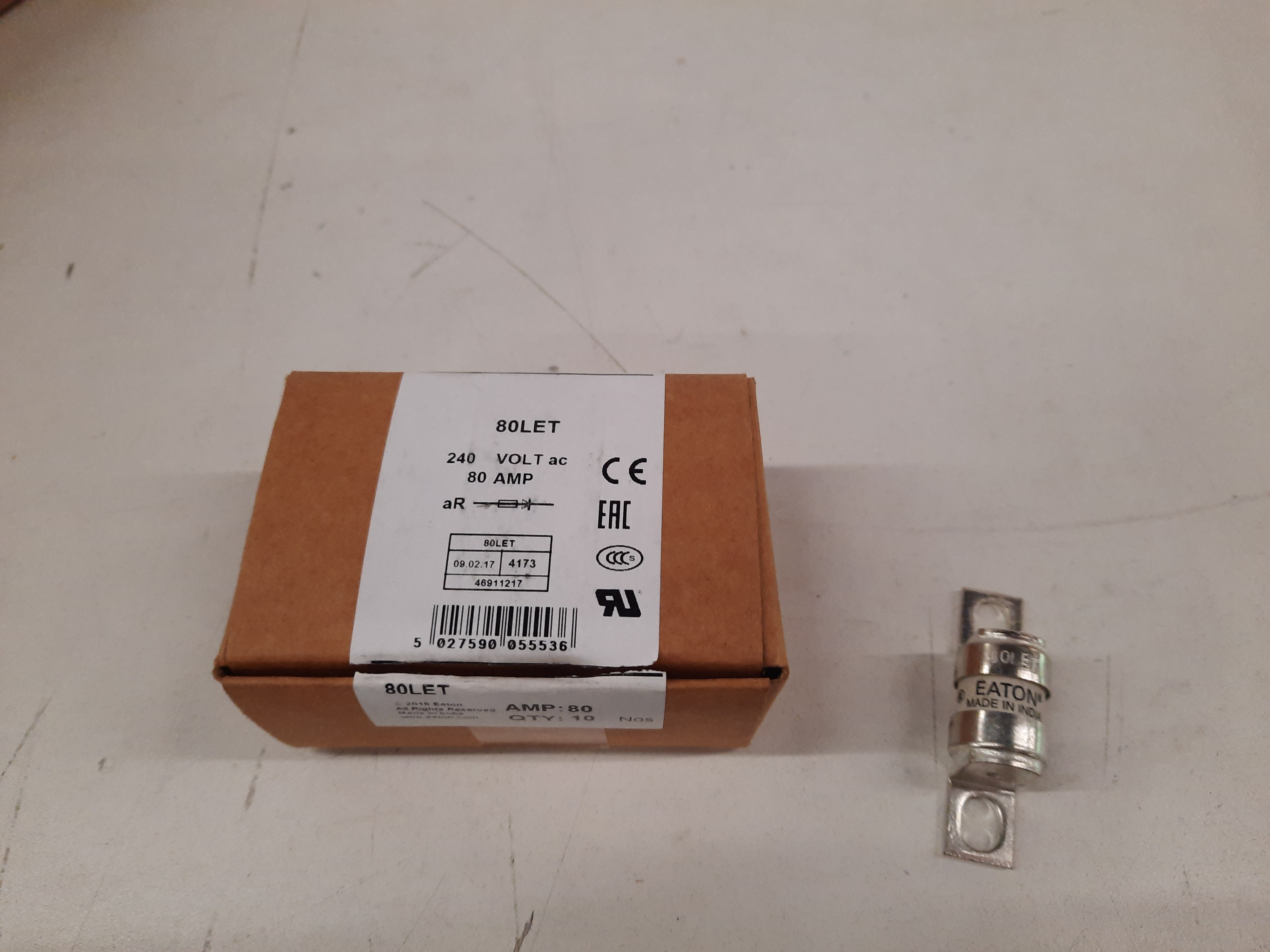 Bussmann 80LET High Speed British Standard Fuse