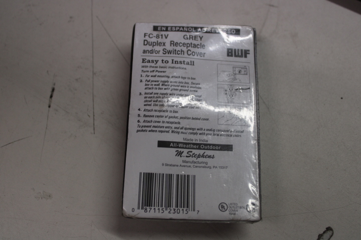 Mulberry FC-81V Outlet Boxes/Covers/Accessories