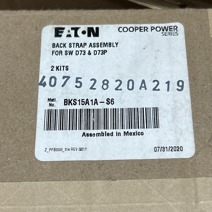 Eaton BKS15A1A-S6 Other Power Distribution Contacts and Accessories