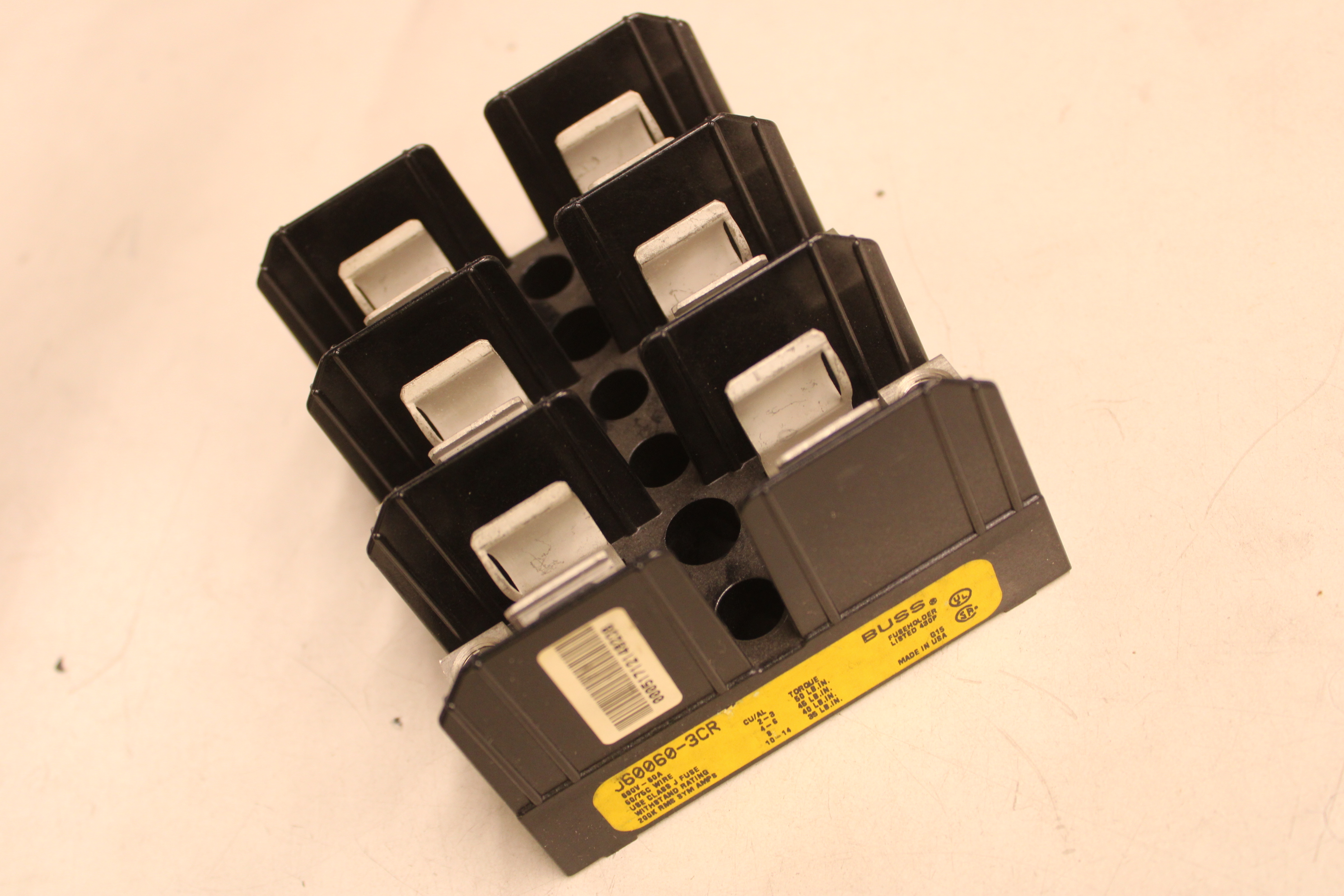 Bussmann J60060-3CR Fuse Block (Repackaged)