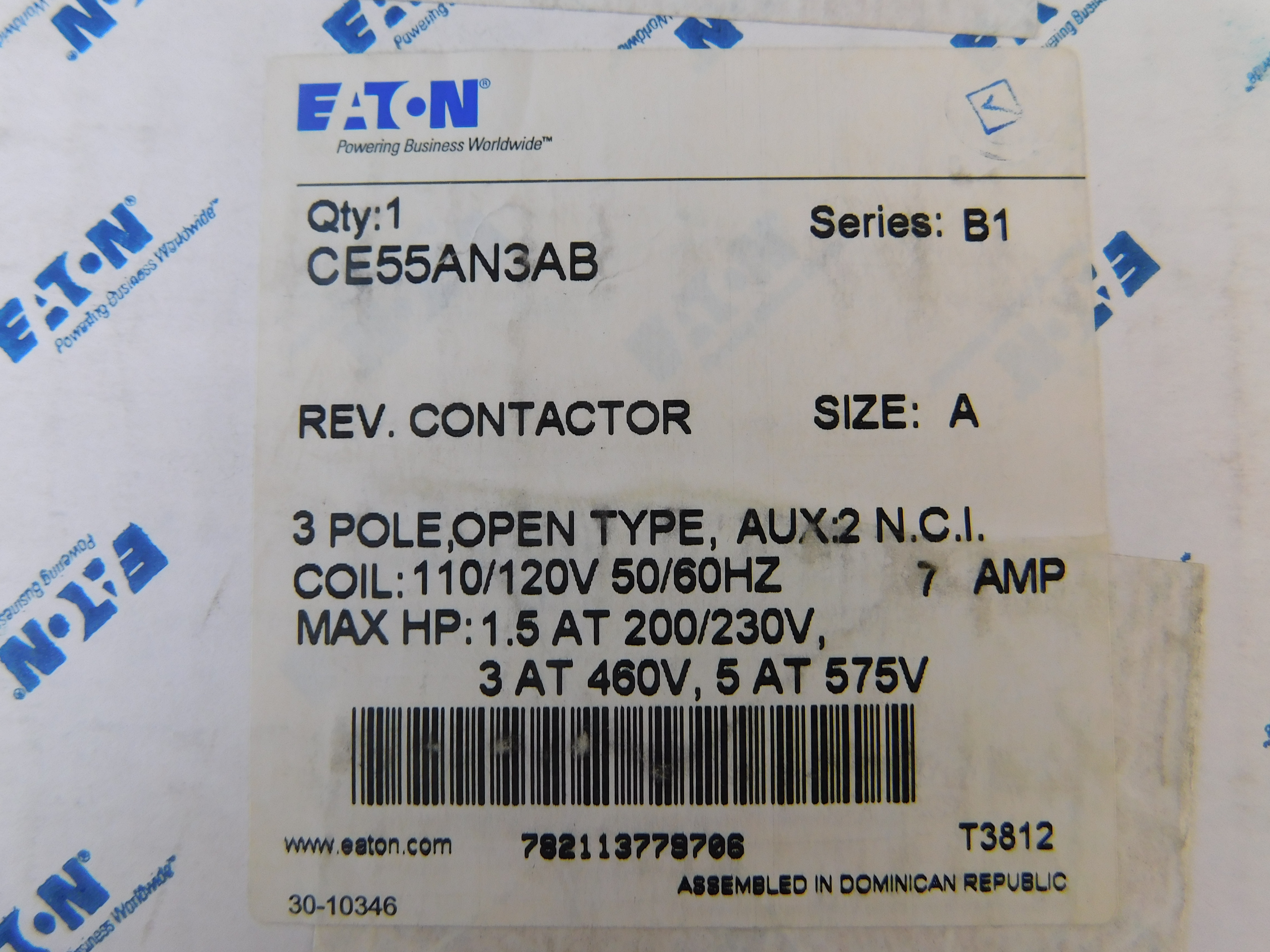 Eaton CE55AN3AB Other Contactors