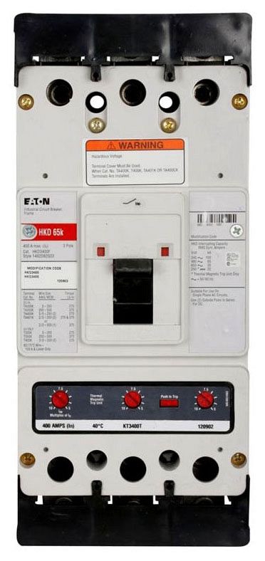 Eaton HKD3400W Molded Case Breakers (MCCBs)
