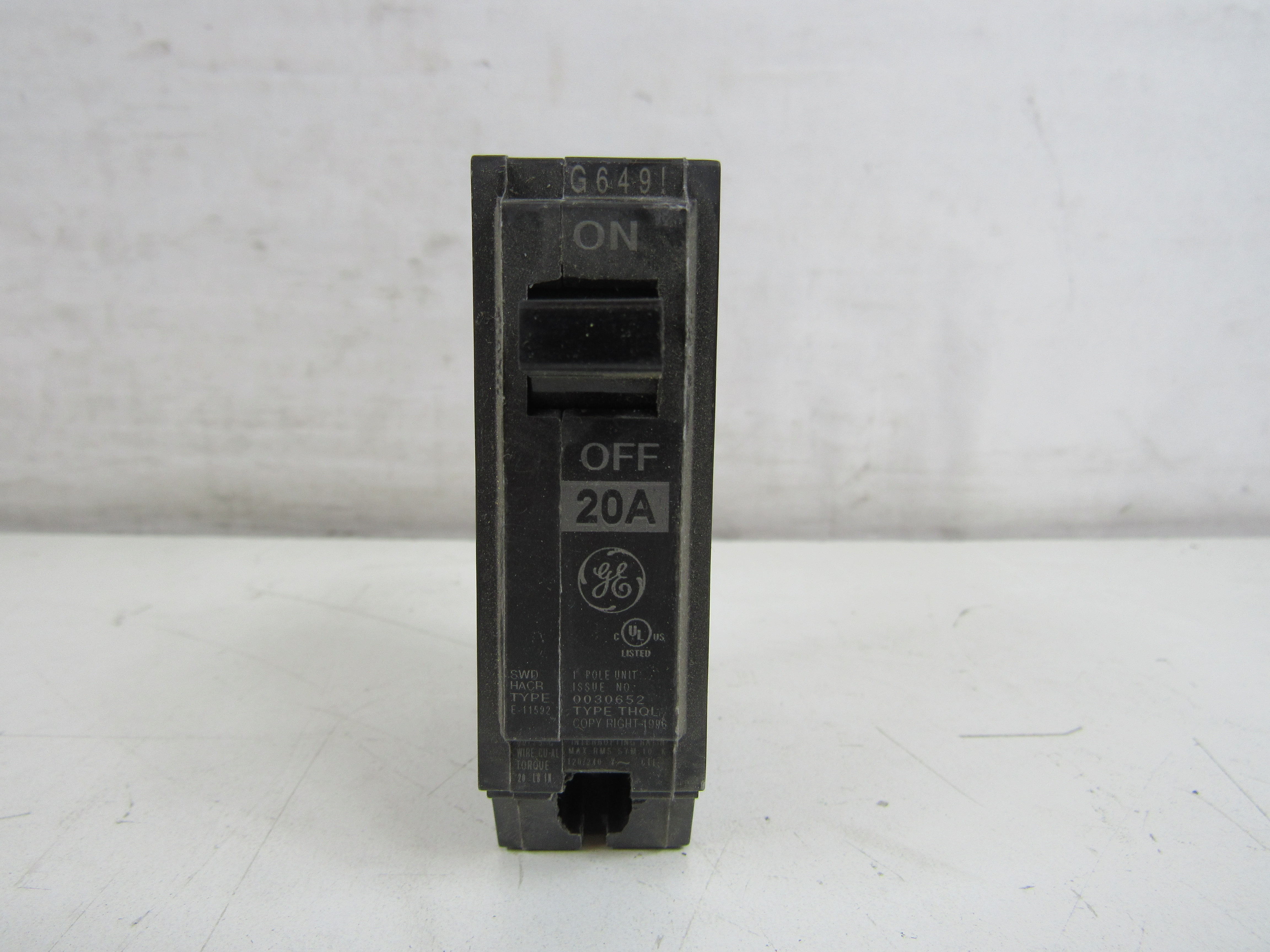 GE THQL1120 Miniature Circuit Breakers (MCBs)