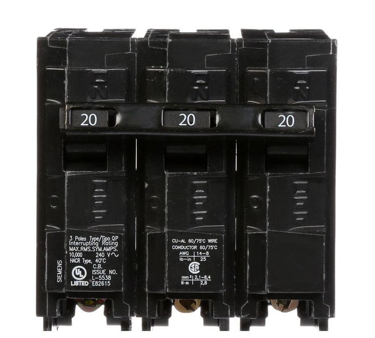 Siemens Q320 Miniature Circuit Breakers (MCBs)