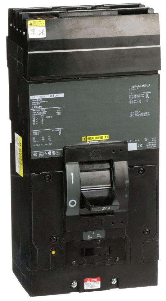 Square D LA36250 Molded Case Breakers (MCCBs)