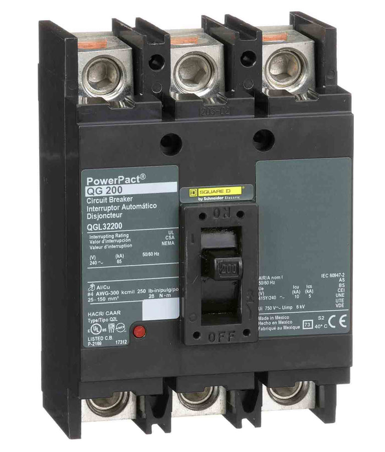 Square D QGL32200 Molded Case Breakers (MCCBs)