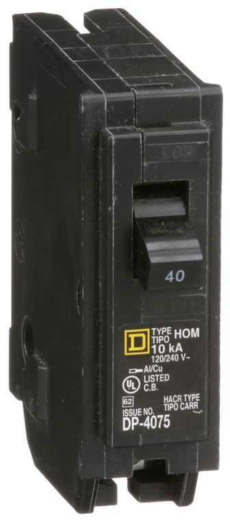 Square D HOM140 Miniature Circuit Breakers (MCBs)