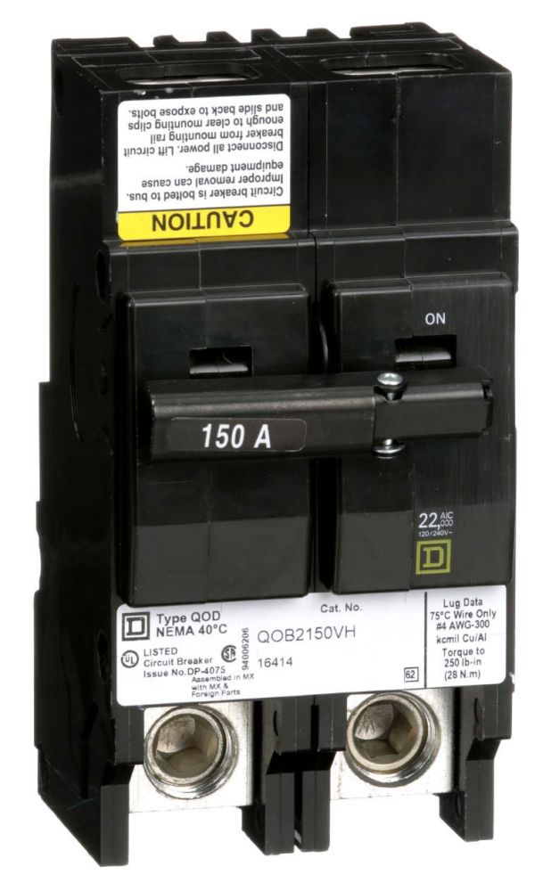 Square D QOB2150VH Miniature Circuit Breakers (MCBs)