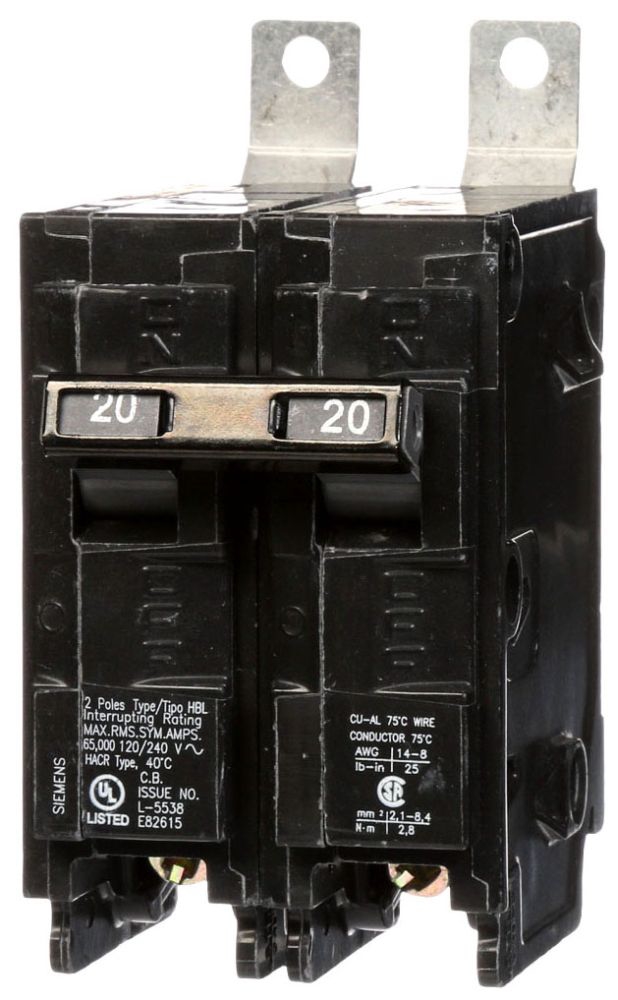 Siemens B220HH Miniature Circuit Breakers (MCBs)