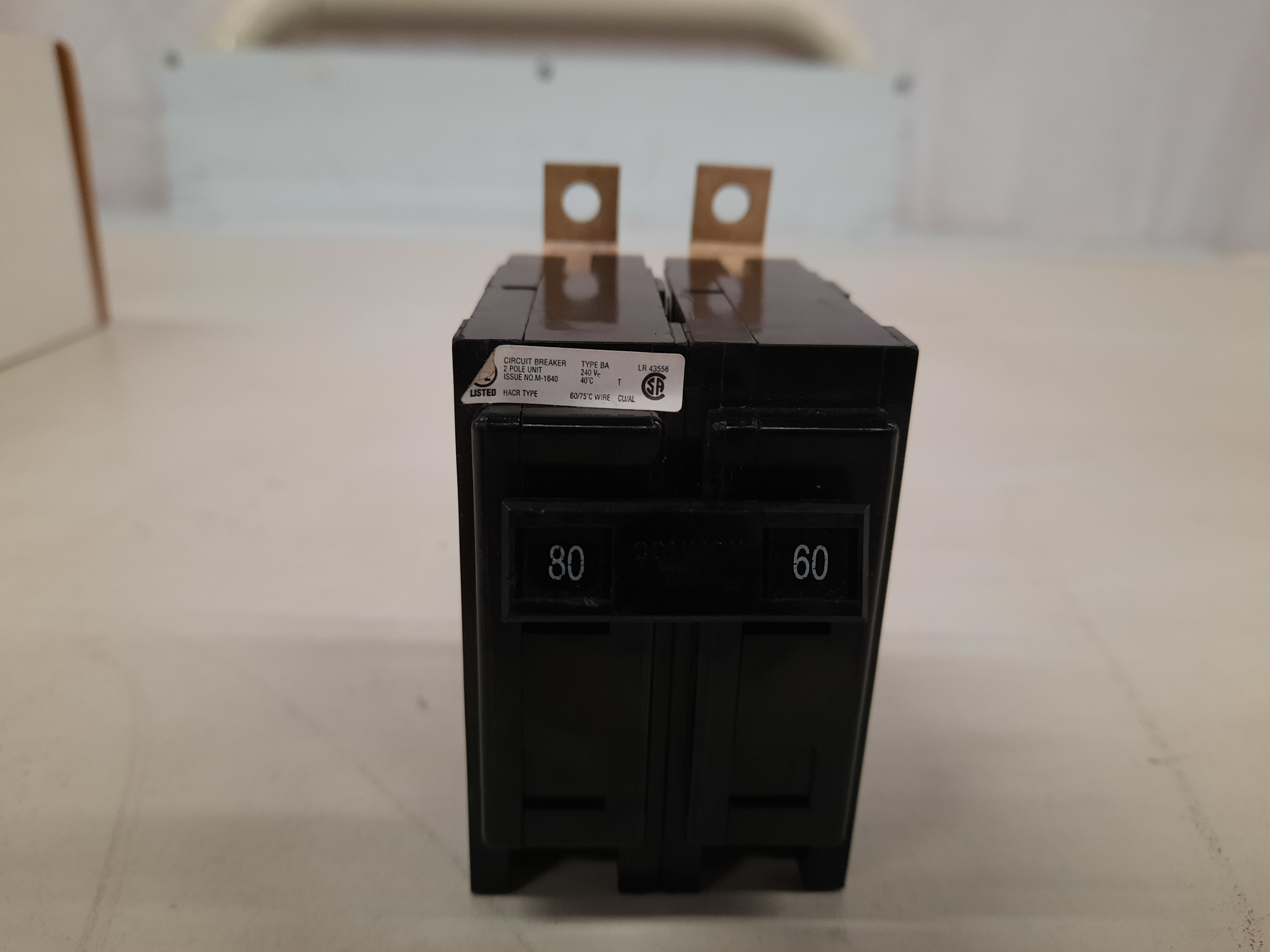 Eaton BAB2080H Miniature Circuit Breakers (MCBs)