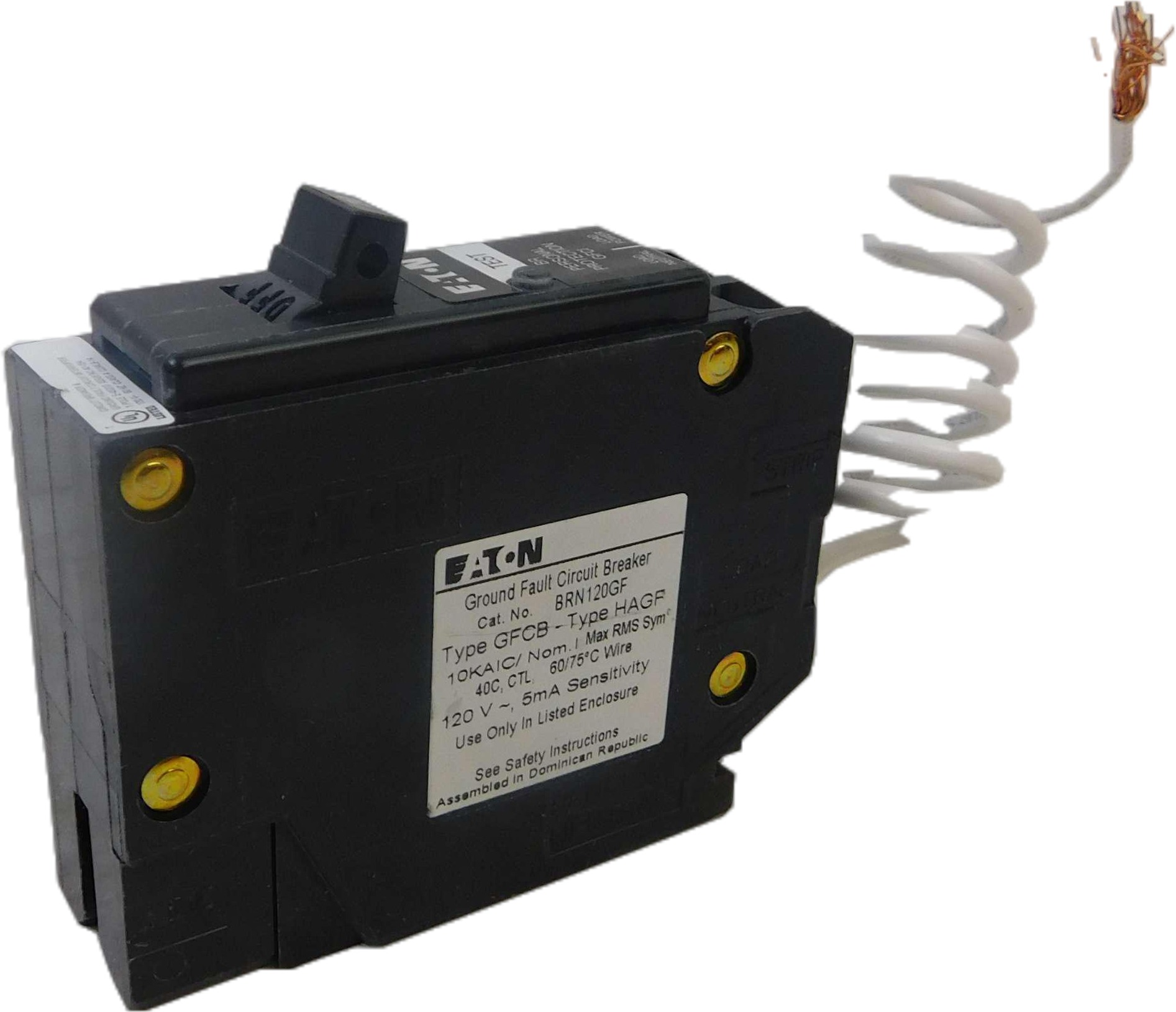 Eaton BRN120GF Miniature Circuit Breakers (MCBs)
