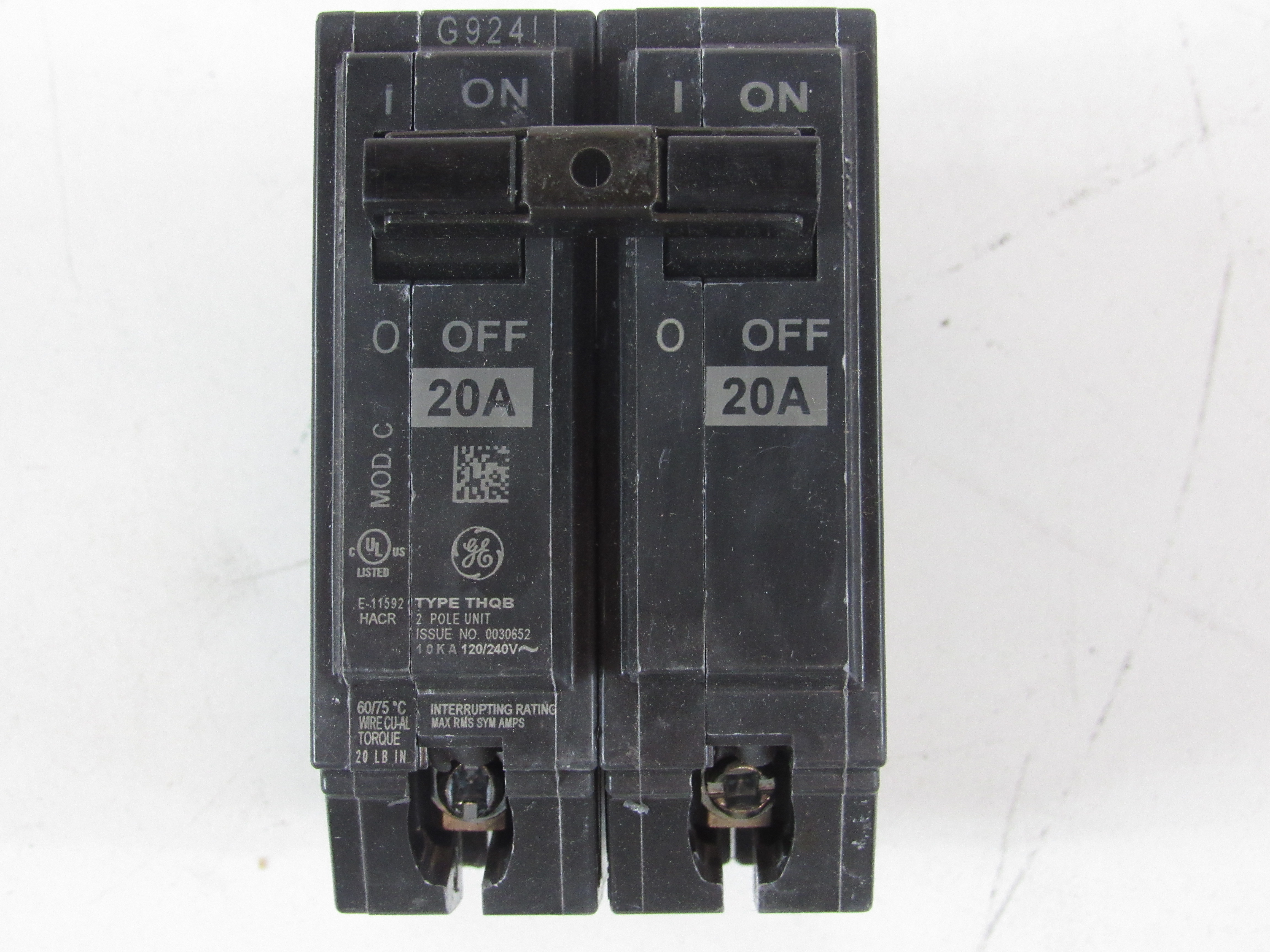 GENERAL ELECTRIC THQB2120 Miniature Circuit Breakers (MCBs)