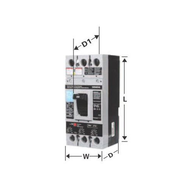 Siemens HFXD63B125L Non-Interchangeable Trip Circuit Breaker