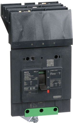 Square D BGA36070 Din Rail Mounted Circuit Breakers