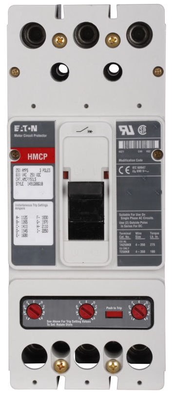 Cutler-Hammer HMCP250C5C Motor Circuit Protector (MCPs)
