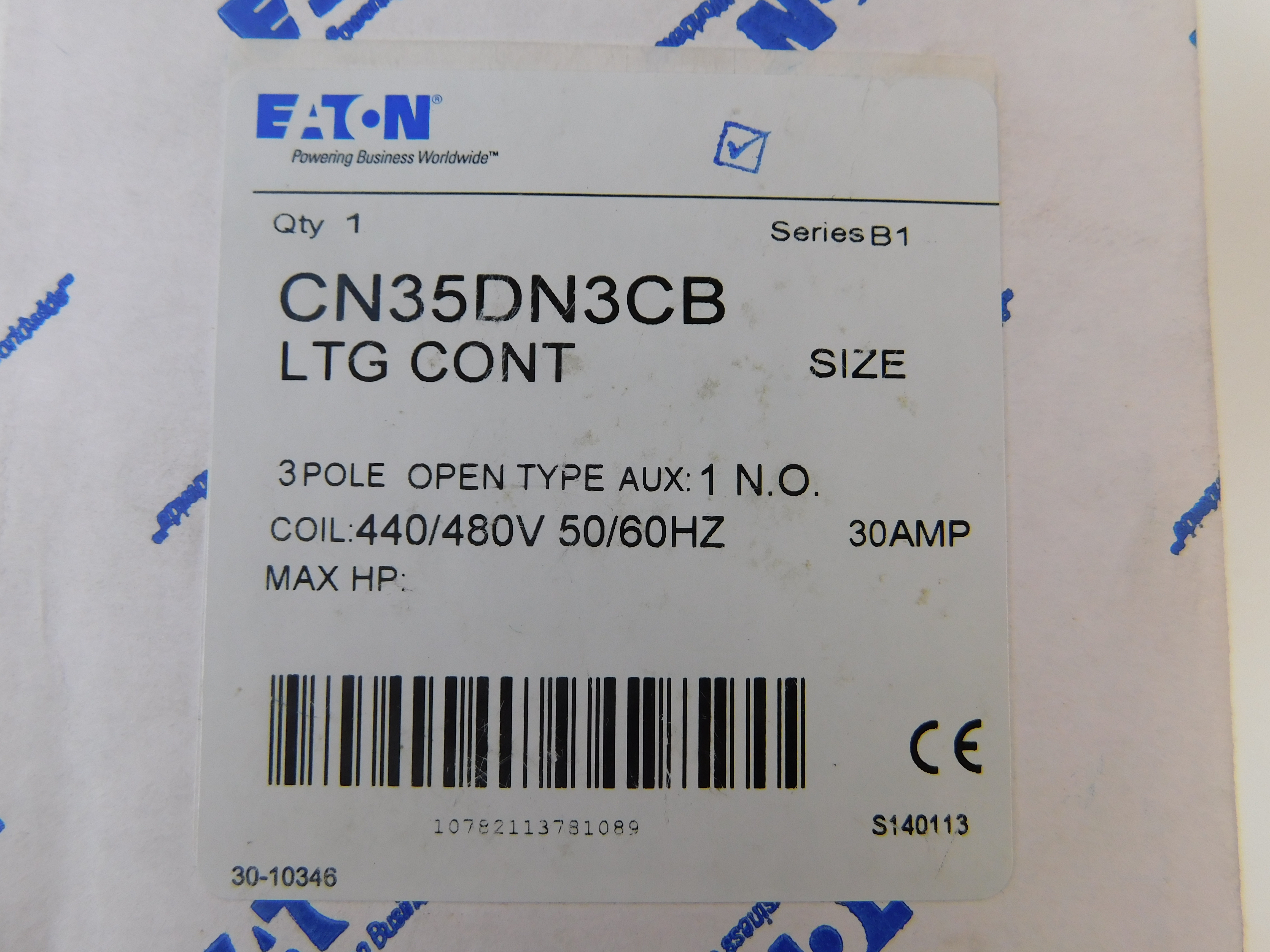 Eaton CN35DN3CB Lighting Contactors