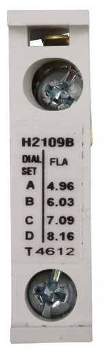 Eaton H2109B-3 Overload Relay Heater