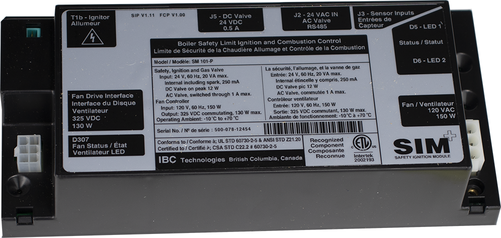IBC P-271 Ignition Control Components