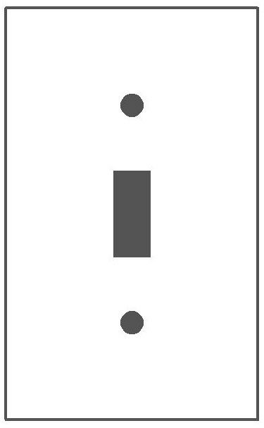 Mulberry Metal Products 86071 Wallplate