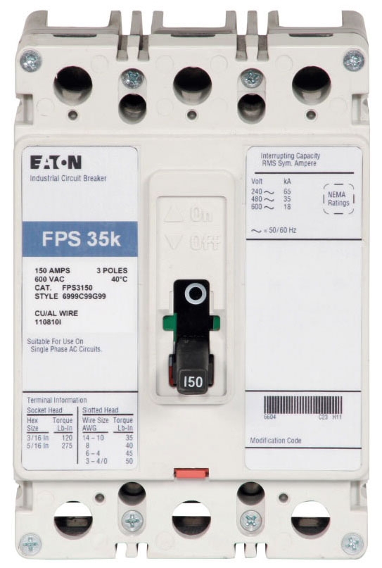 Eaton FPS3080L Molded Case Breakers (MCCBs)
