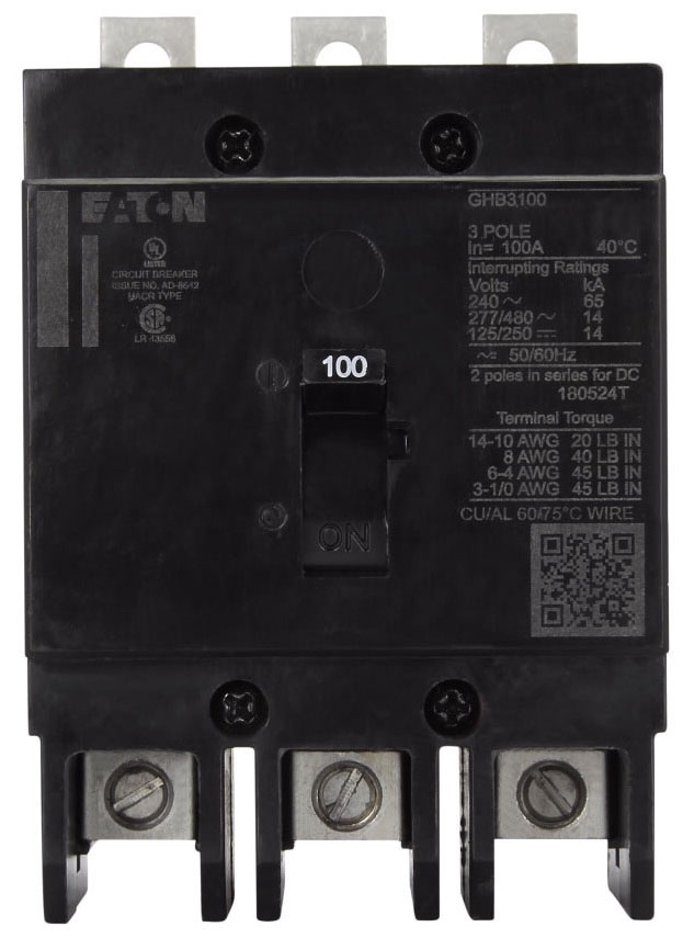 Eaton GHB3030 Molded Case Breakers (MCCBs)