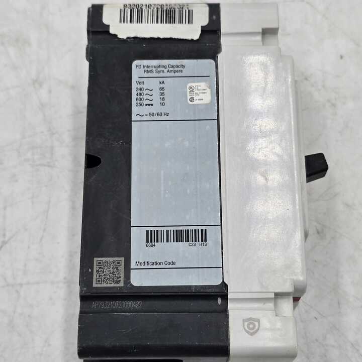 Eaton FD2080L Molded Case Breakers (MCCBs)