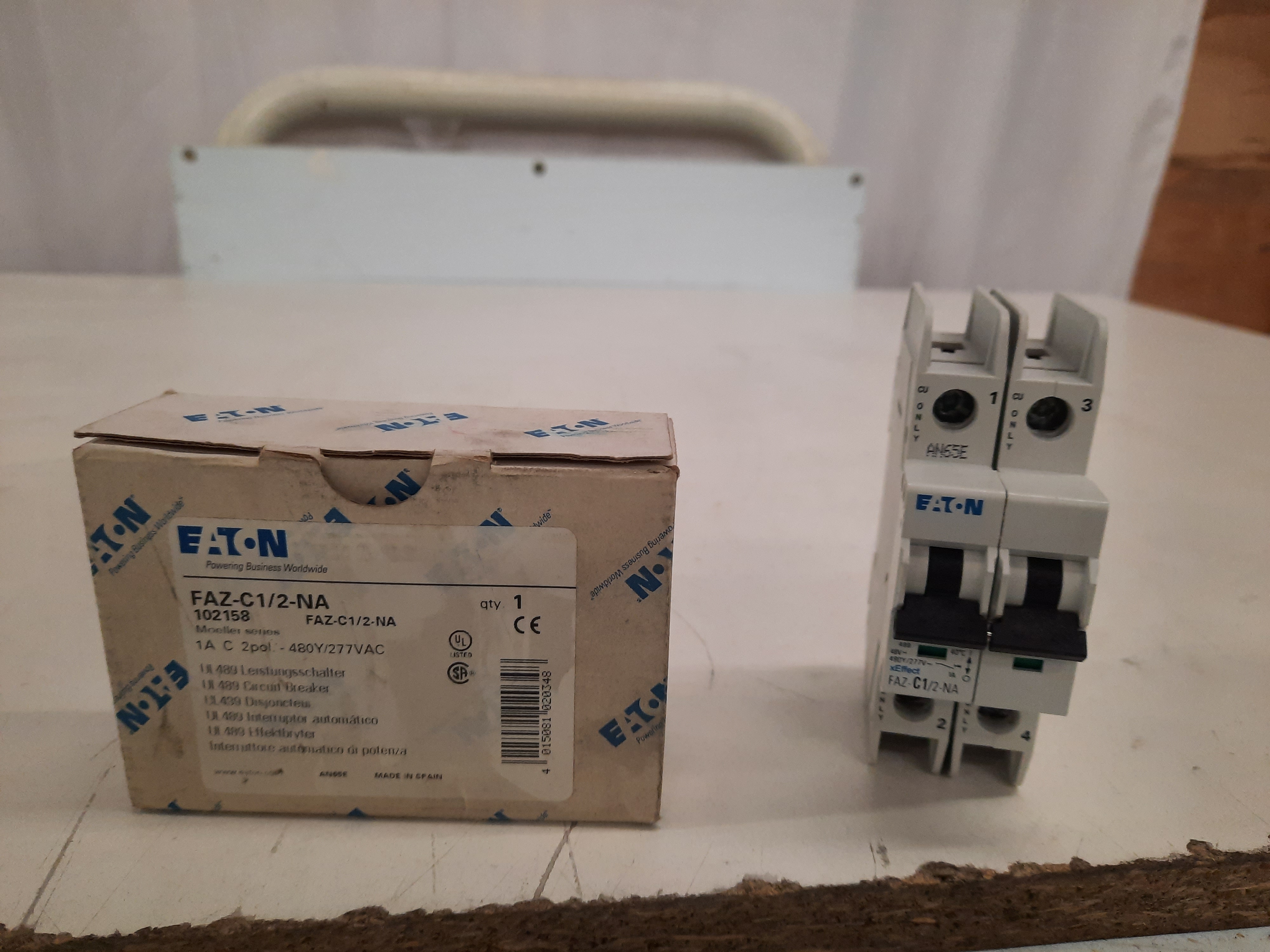 Eaton FAZ-C1/2-NA Din Rail Mounted Circuit Breakers