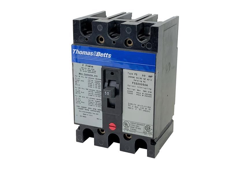 Cutler-Hammer FS320050A Molded Case Breakers (MCCBs)