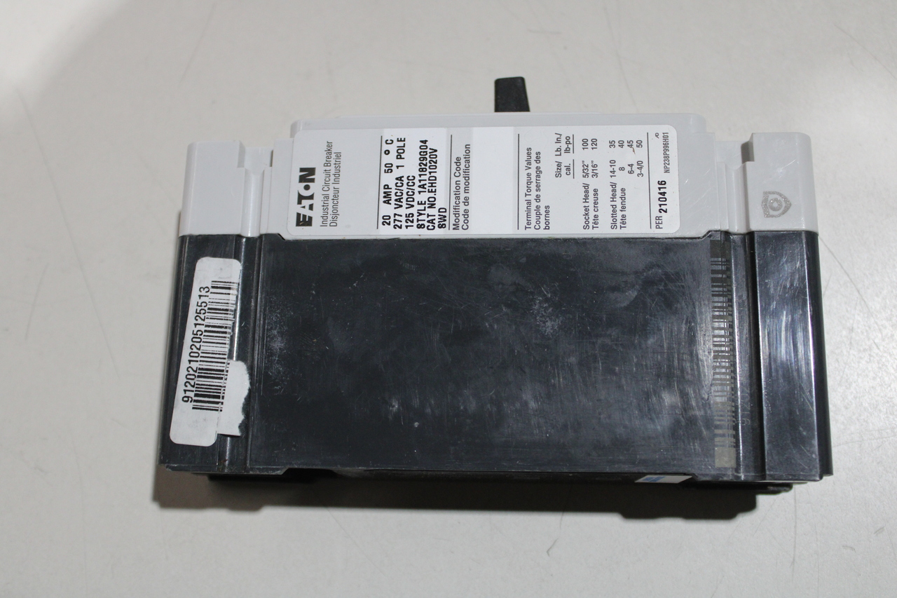 Eaton EHD1020V Molded Case Breakers (MCCBs)
