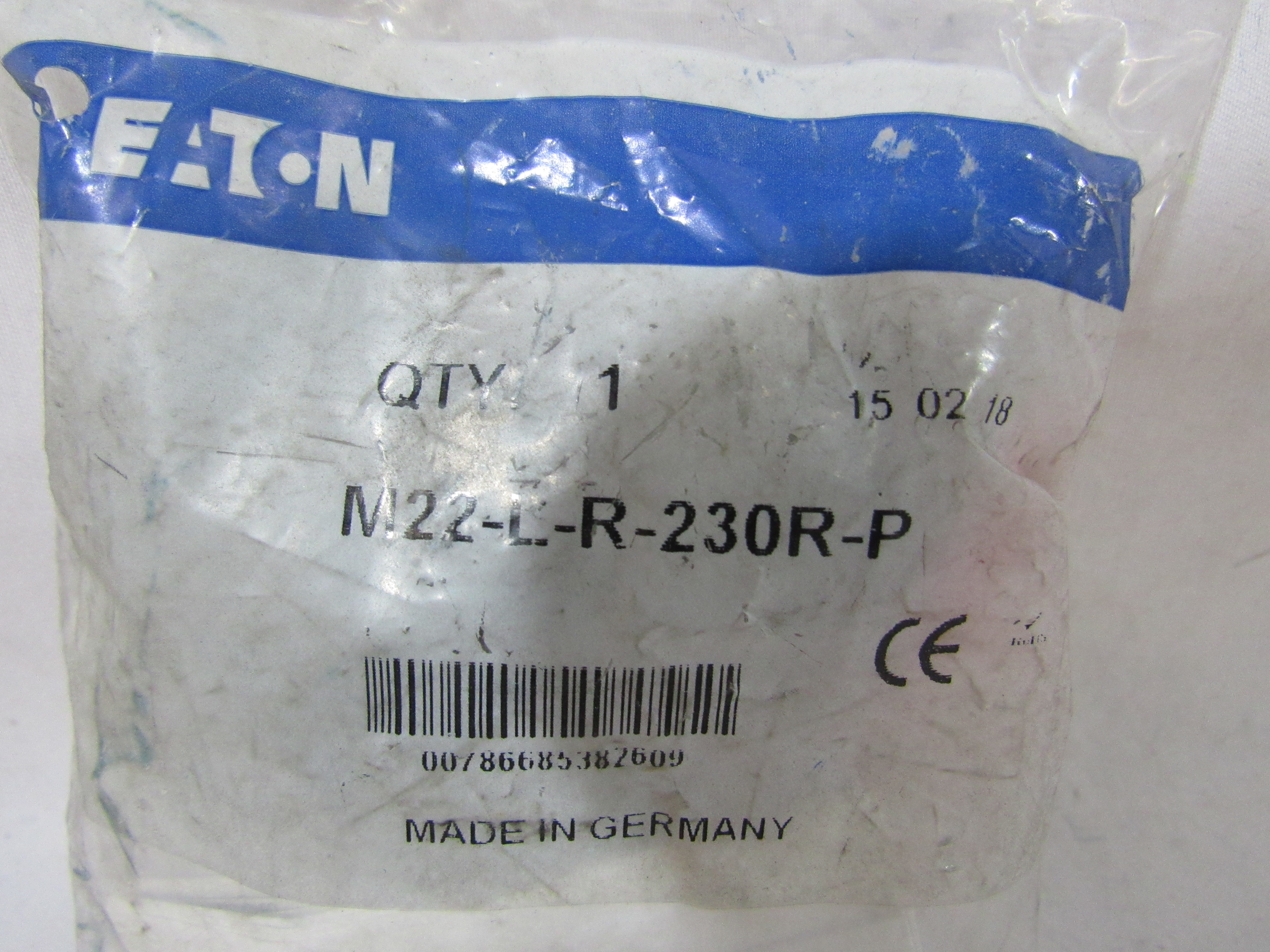 Eaton M22-L-R-230R-P Pushbutton Indicating Light
