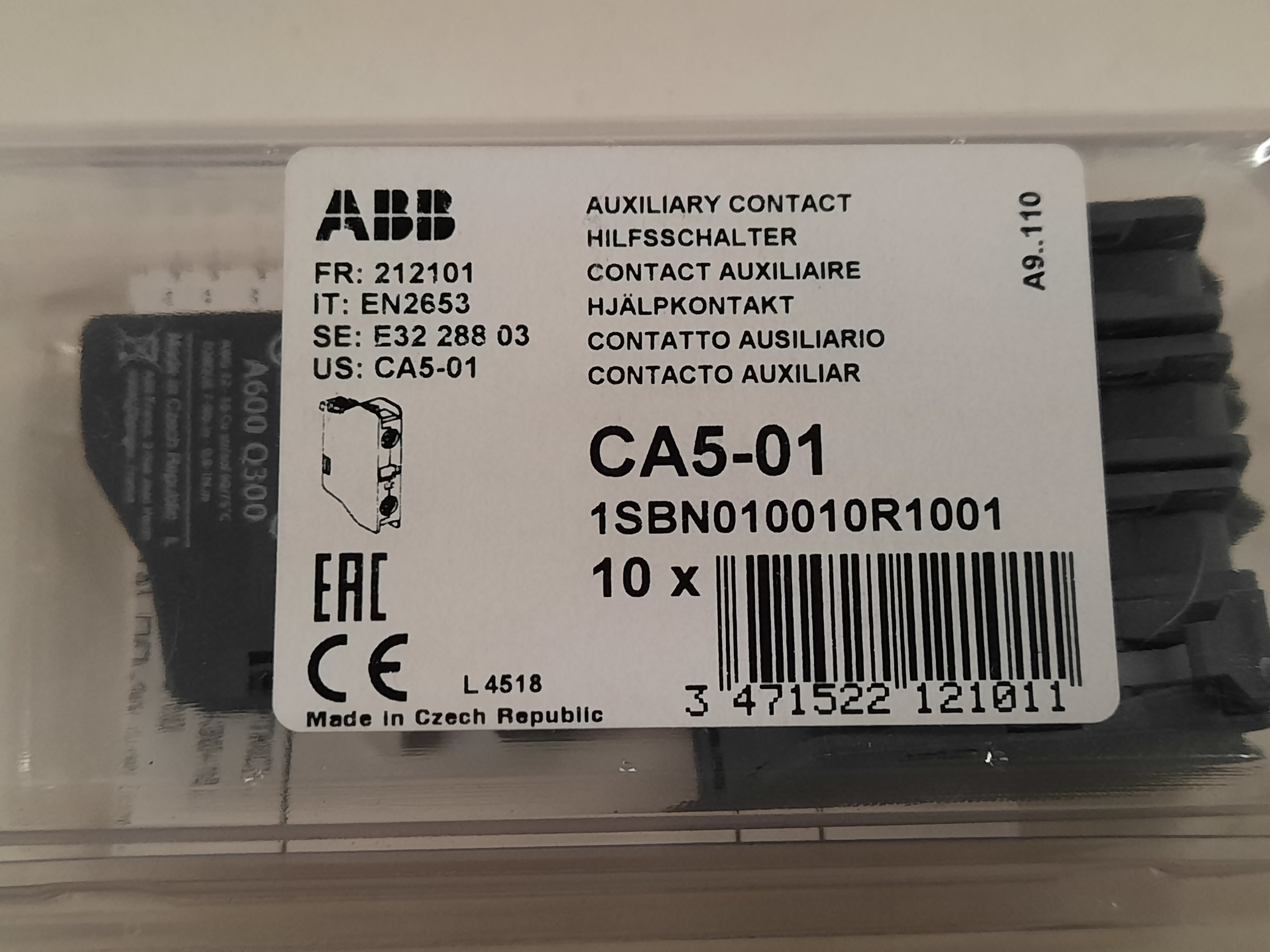 Abb CA5-01 Auxiliary Contact