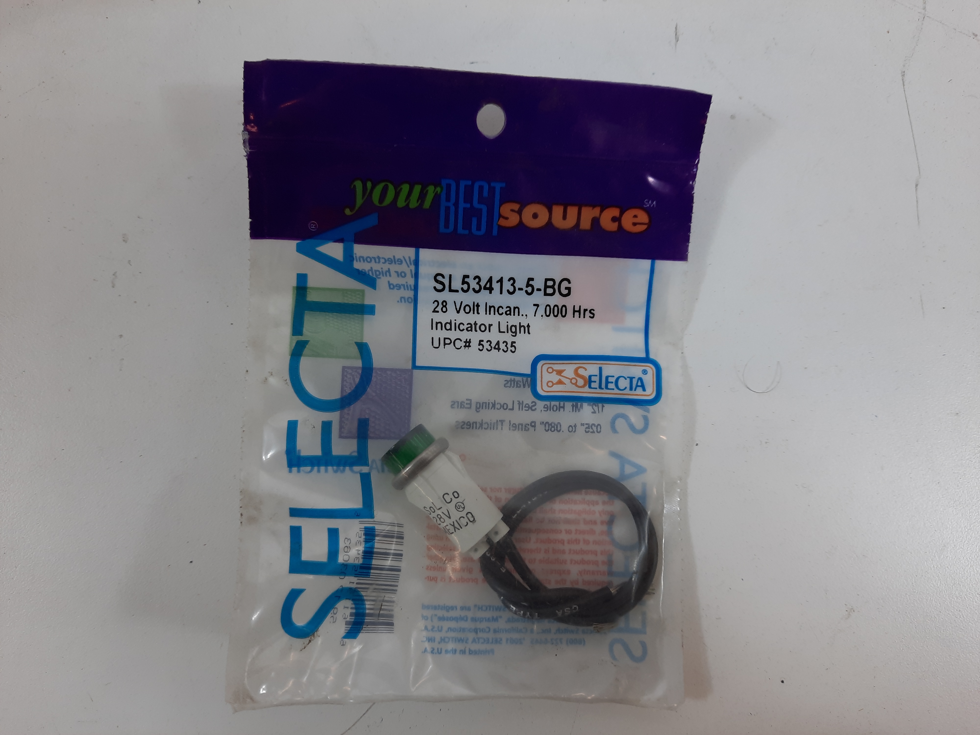 Selecta Products SL53413-5-BG Indicator Light