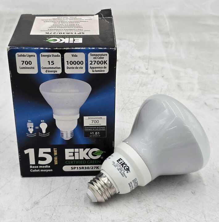 Eiko Ltd. SP15R30/27K Fluorescent Bulbs