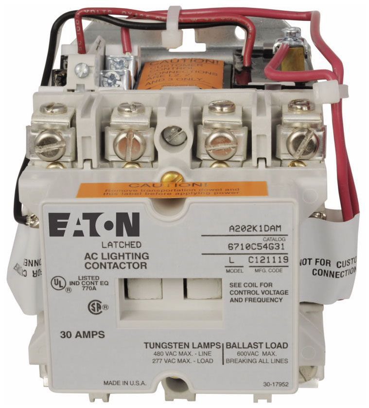 Eaton A202K6BAM Lighting Contactor