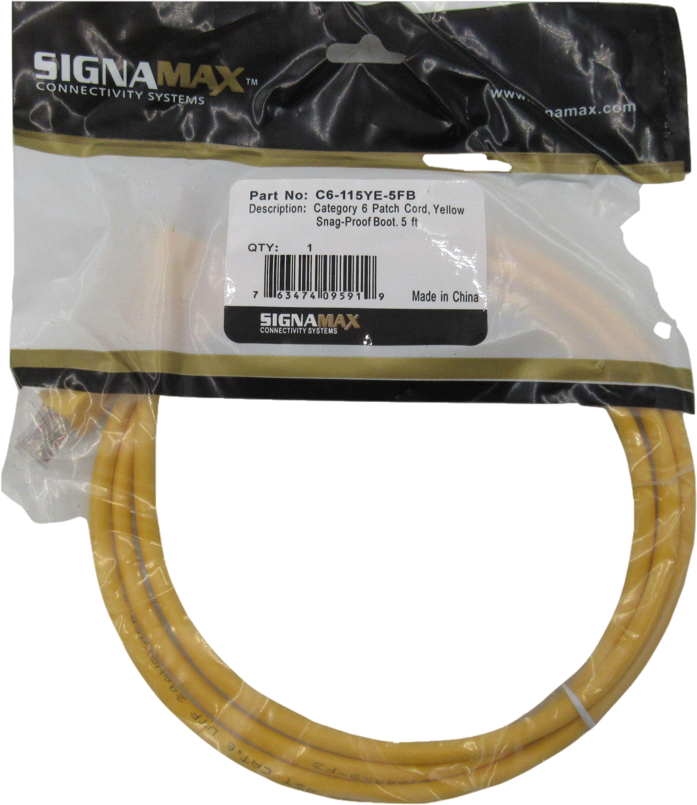 Signamax C6-115YE-5FB Wire/Cable/Cord