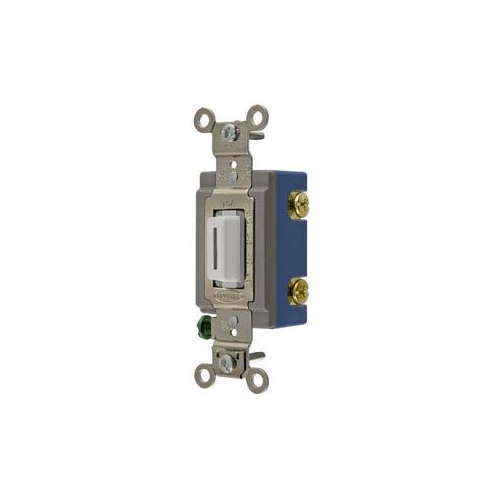 Hubbell Wiring Device-Kellems HBL1201LW Toggle Switch