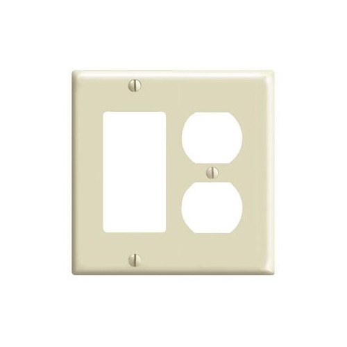 Leviton Manufacturing 80455-I Combination Wallplate
