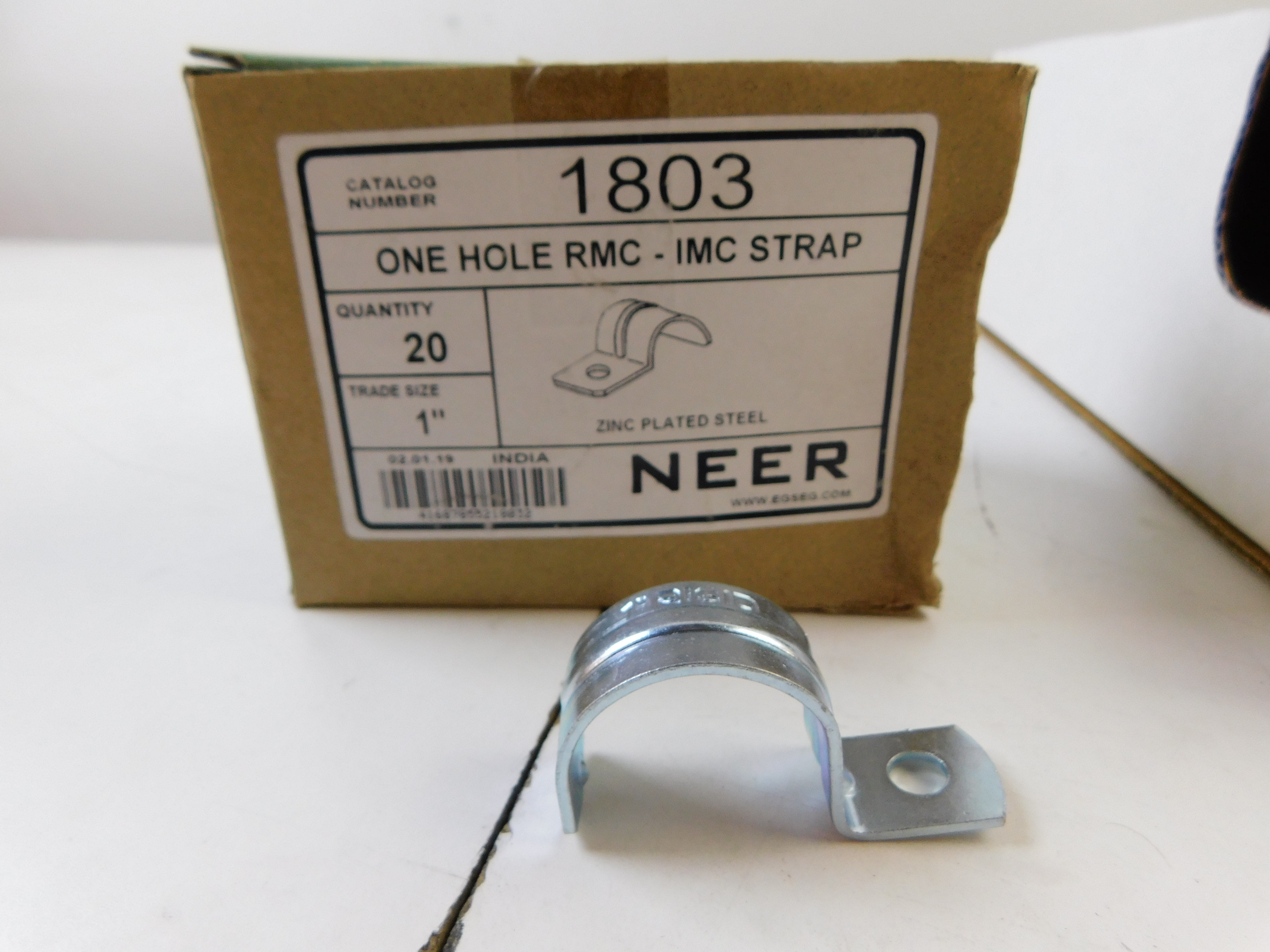 Emerson 1803 Outlet Boxes/Covers/Accessories Pipe Clamp