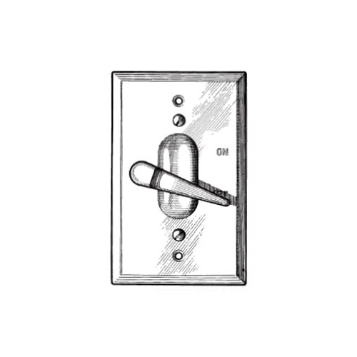 Mulberry Metal Products 30480 Weatherproof Device Box Switch and Cover