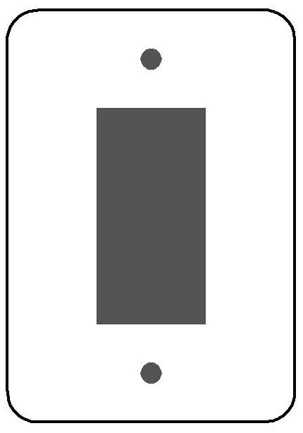 Mulberry Metal Products 76761 Wallplate