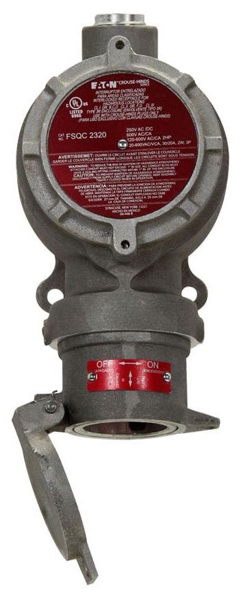 Crouse-Hinds FSQC230 Dead Front Interlocked Receptacle and Switch