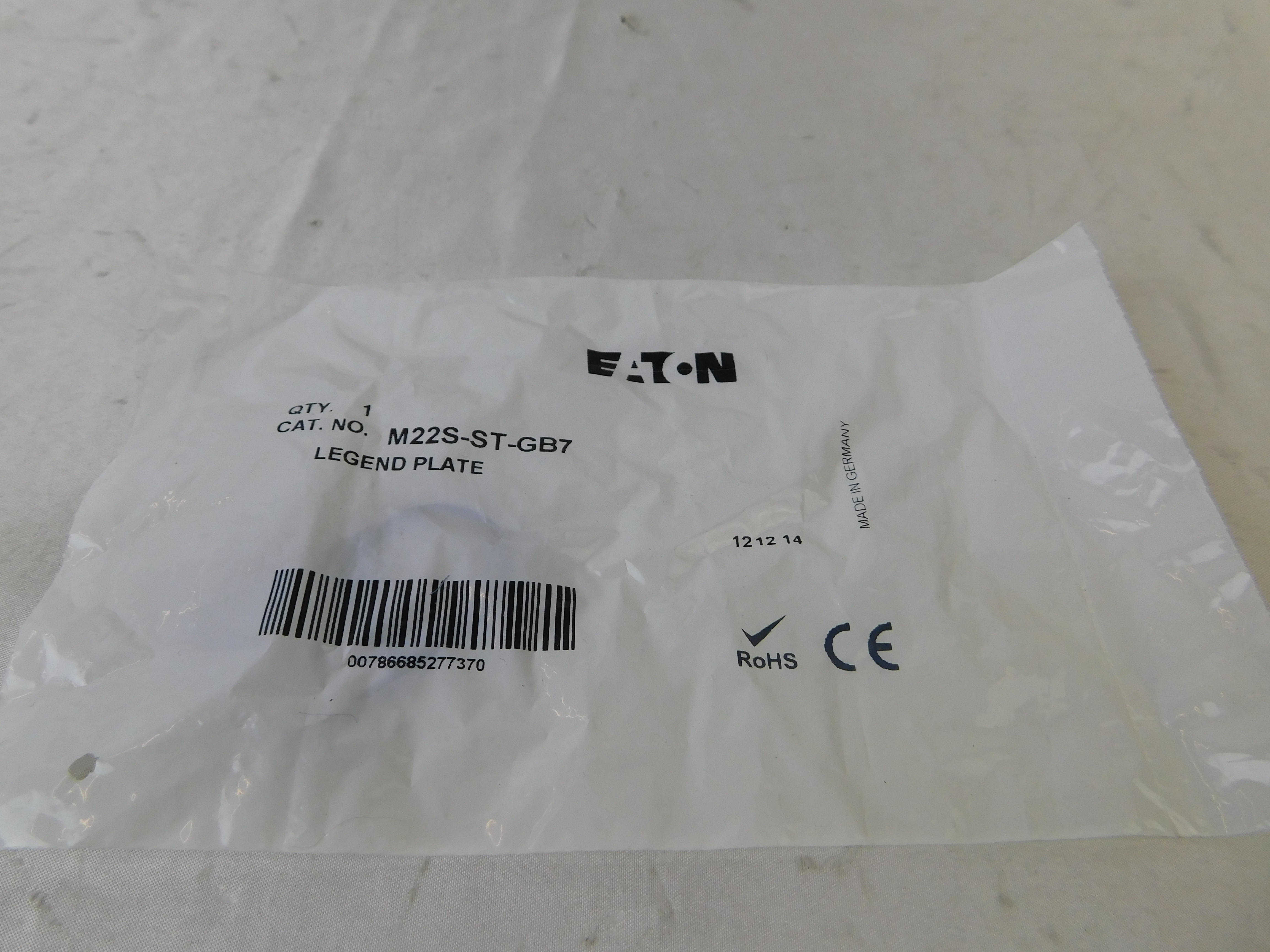 Eaton M22S-ST-GB7 Contact Blocks and Other Accessories