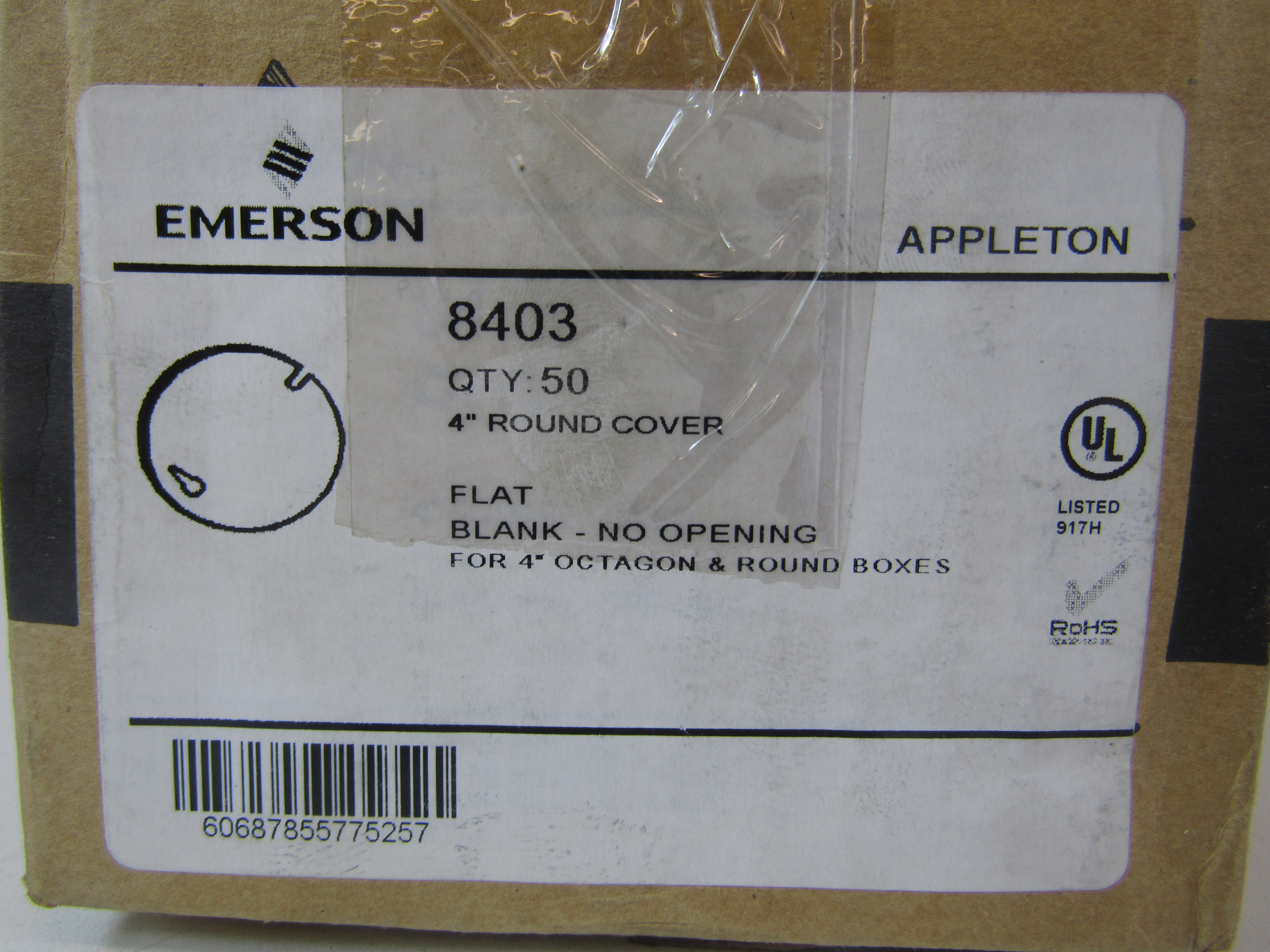 Emerson 8403 Outlet Boxes/Covers/Accessories