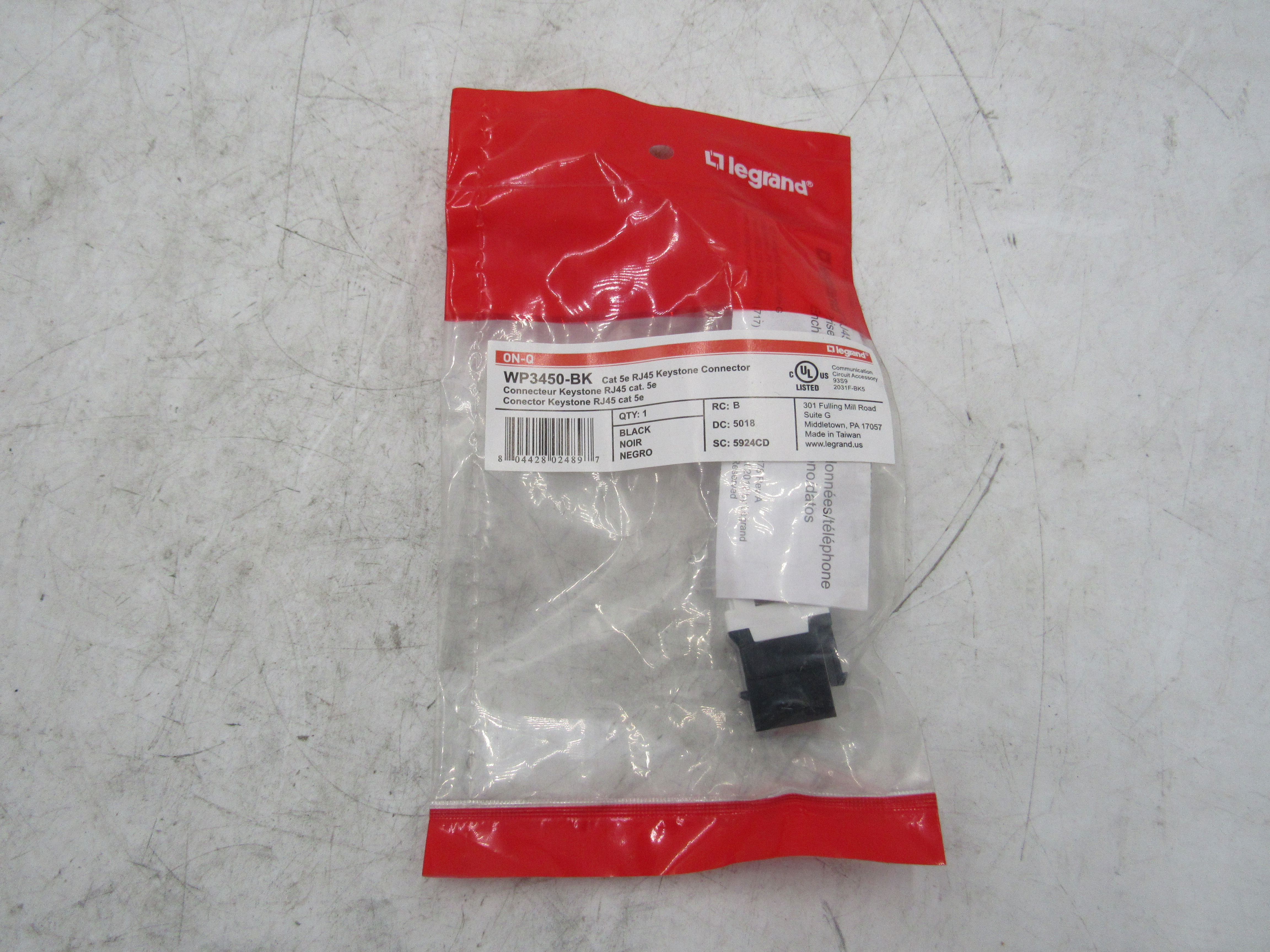 Legrand WP3450-BK Connectors