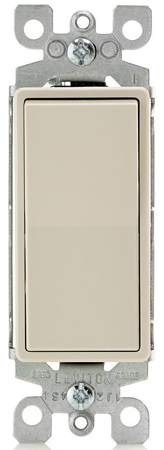 Leviton Manufacturing 5603-2T AC Decorator Rocker Switch