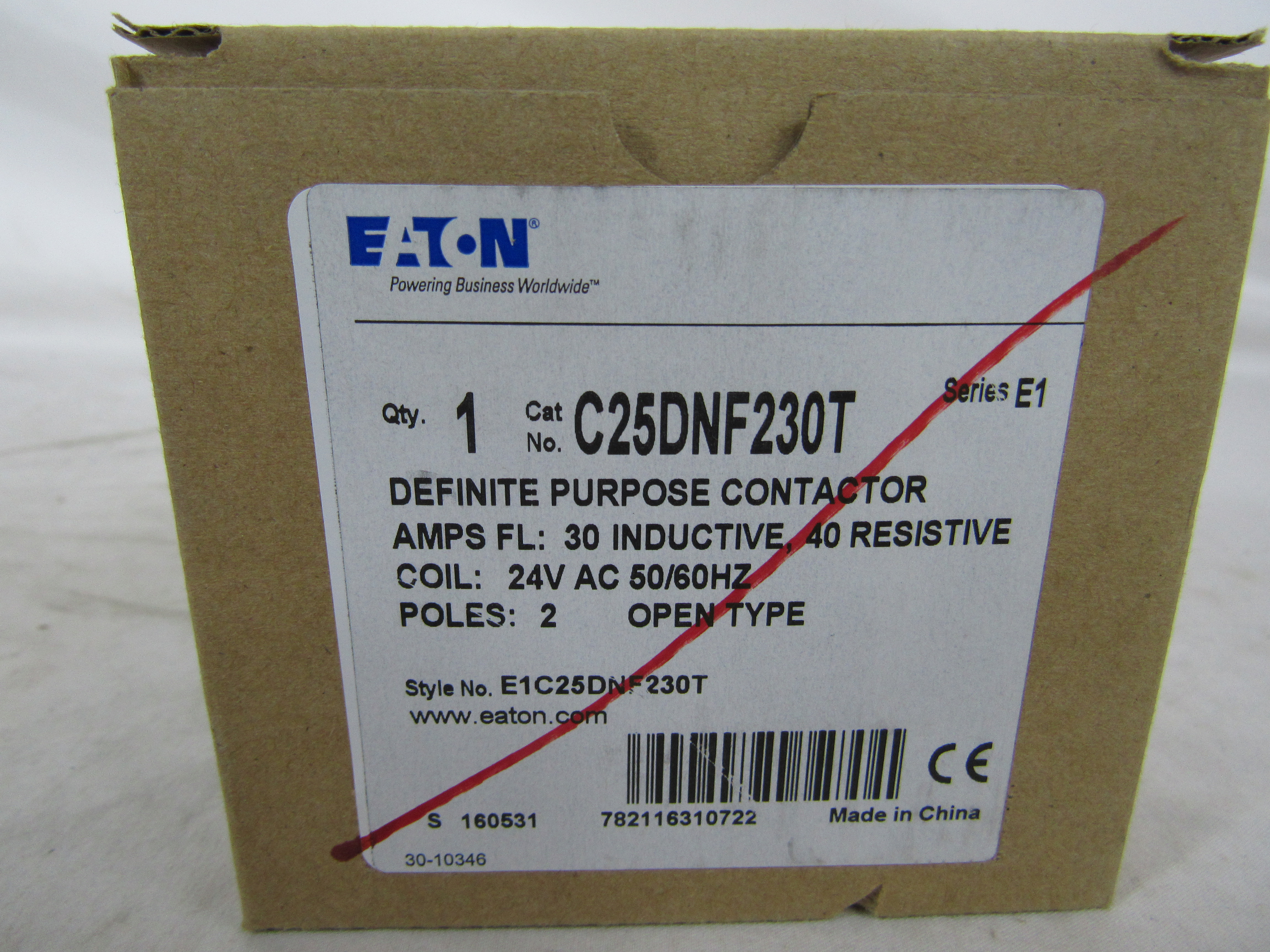 Eaton C25DNF230T Definite Purpose Contactors