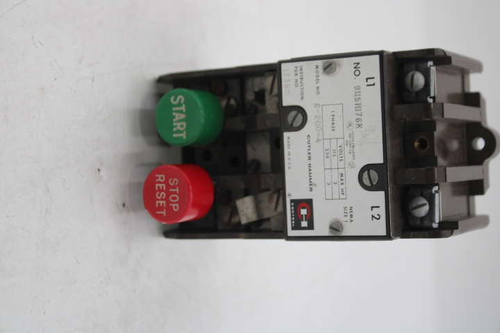Cutler-Hammer 9115H176K Manual Starters