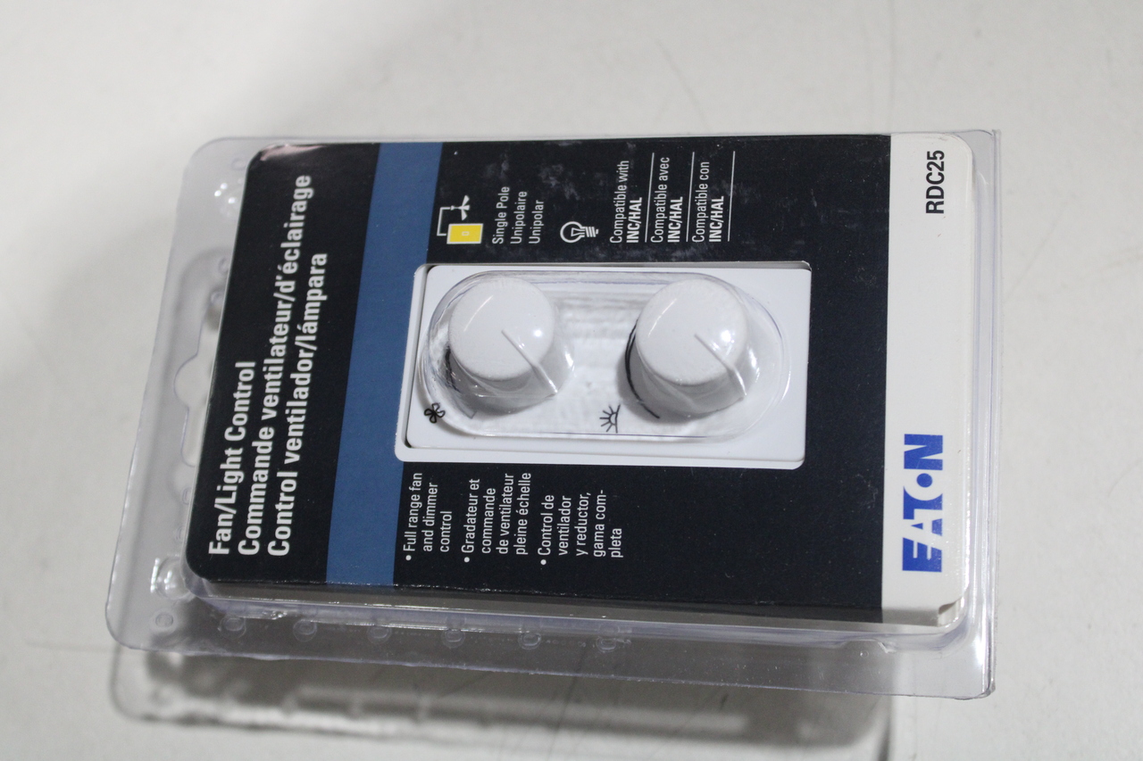 Eaton RDC25-W-K Light and Dimmer Switches Eaton RDC25-W-K Light and Dimmer Switches
