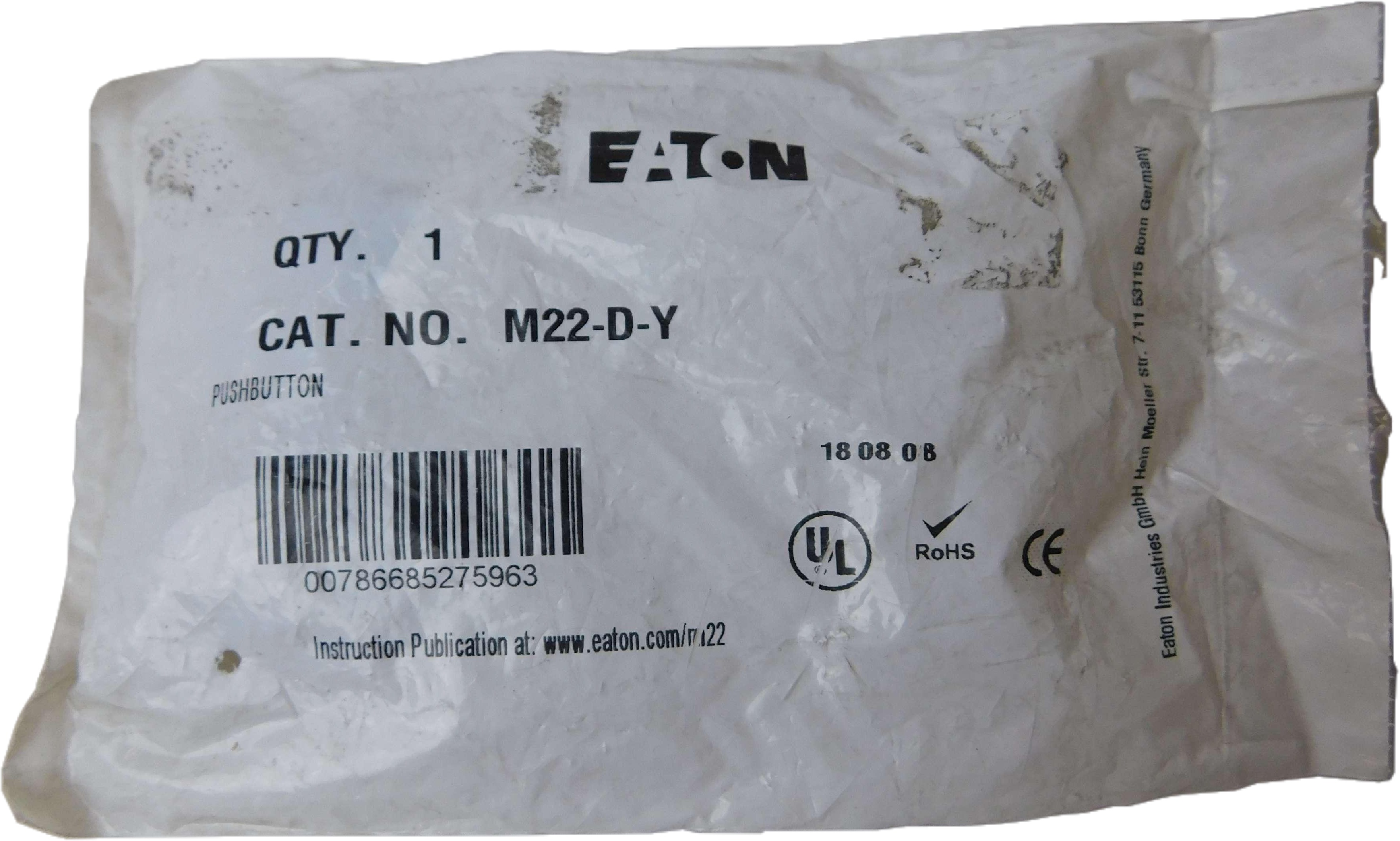 Eaton M22-D-Y Pushbuttons